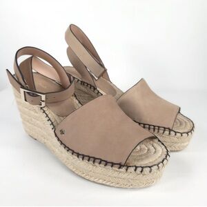 Kate Spade Felipa Beige Espadrille Wedges